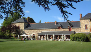 Clubhaus Golfhotel de la Bretesche, Bretagne, Frankreich