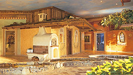 Saunalandschaft  im Interalpen Hotel Tyrol
