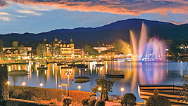 Schloss Velden bei Nacht