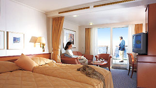 Golfkreuzfahren auf der MS Europa - Veranda Suite